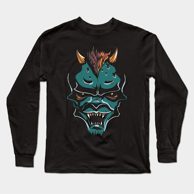 Scary horror beast Long Sleeve T-Shirt by ReignGFX